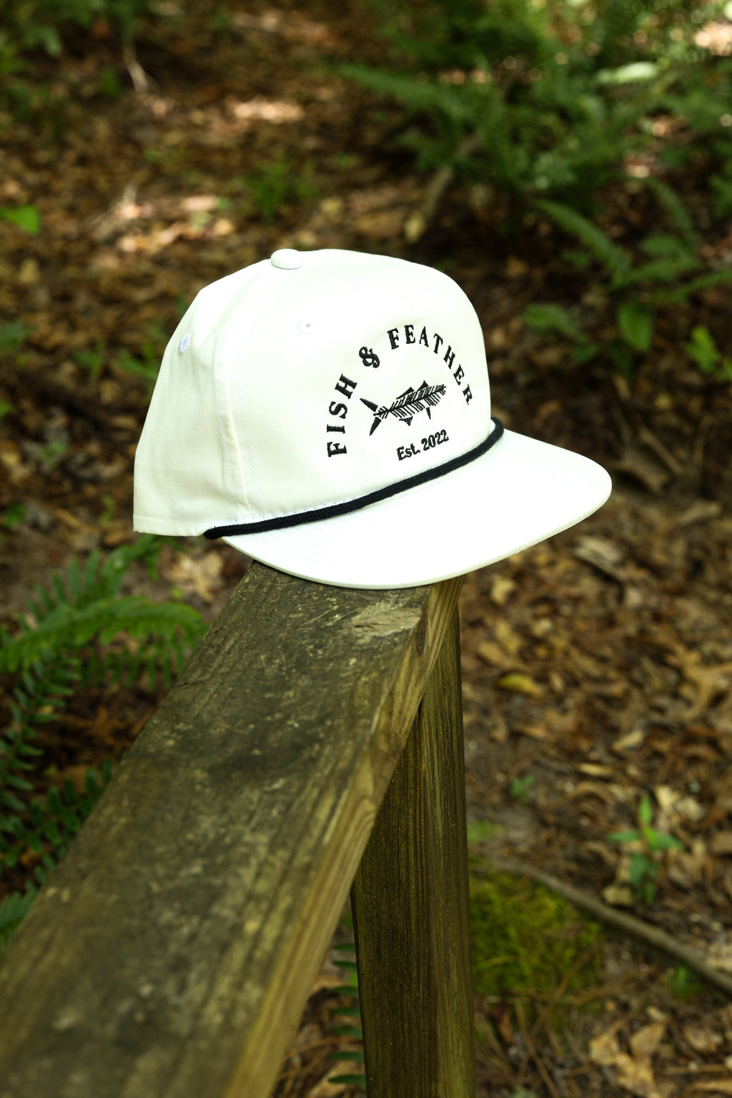White/Black F&F Rope Hat