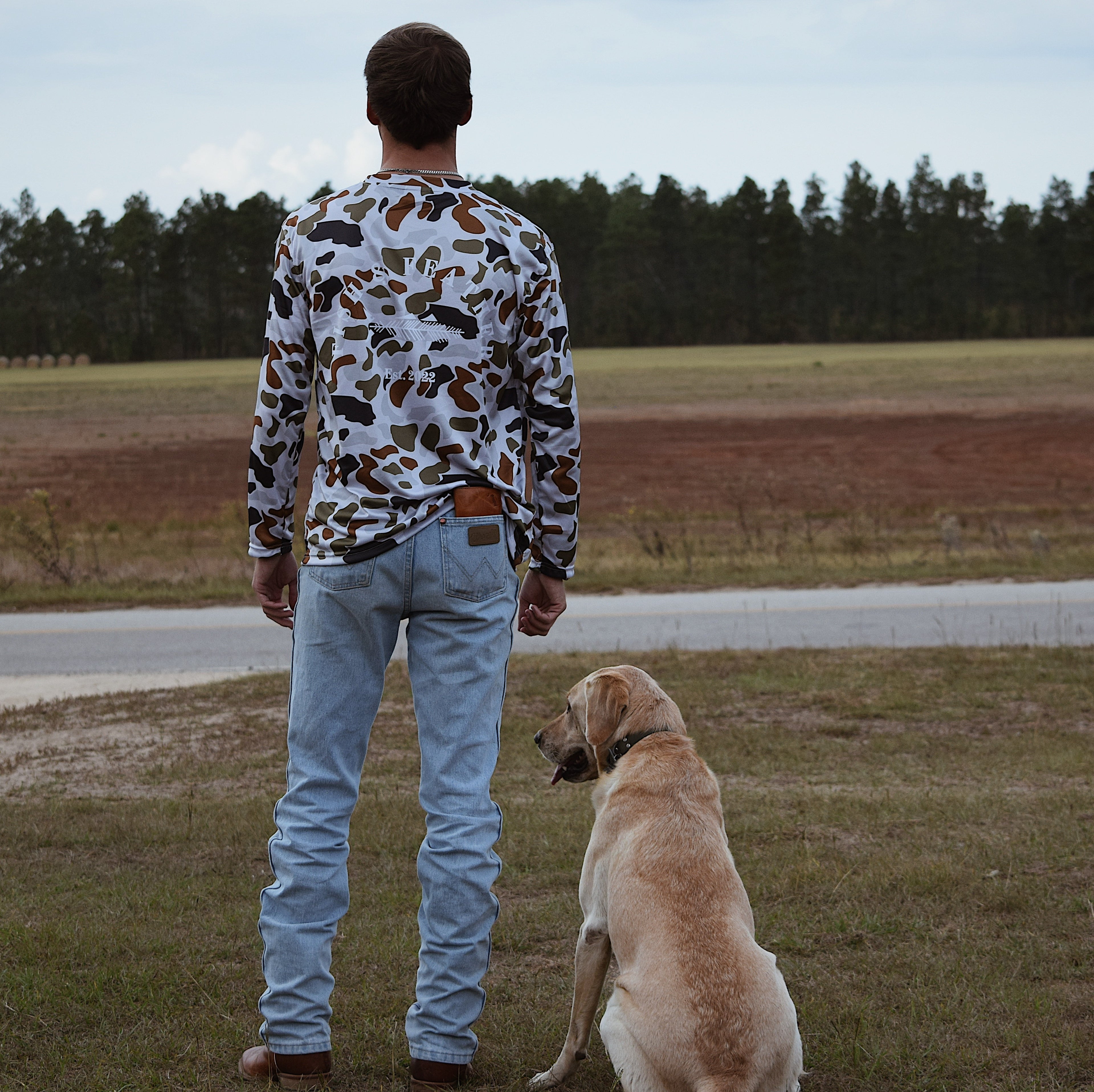 Light Vintage Camo Long Sleeve Shirt