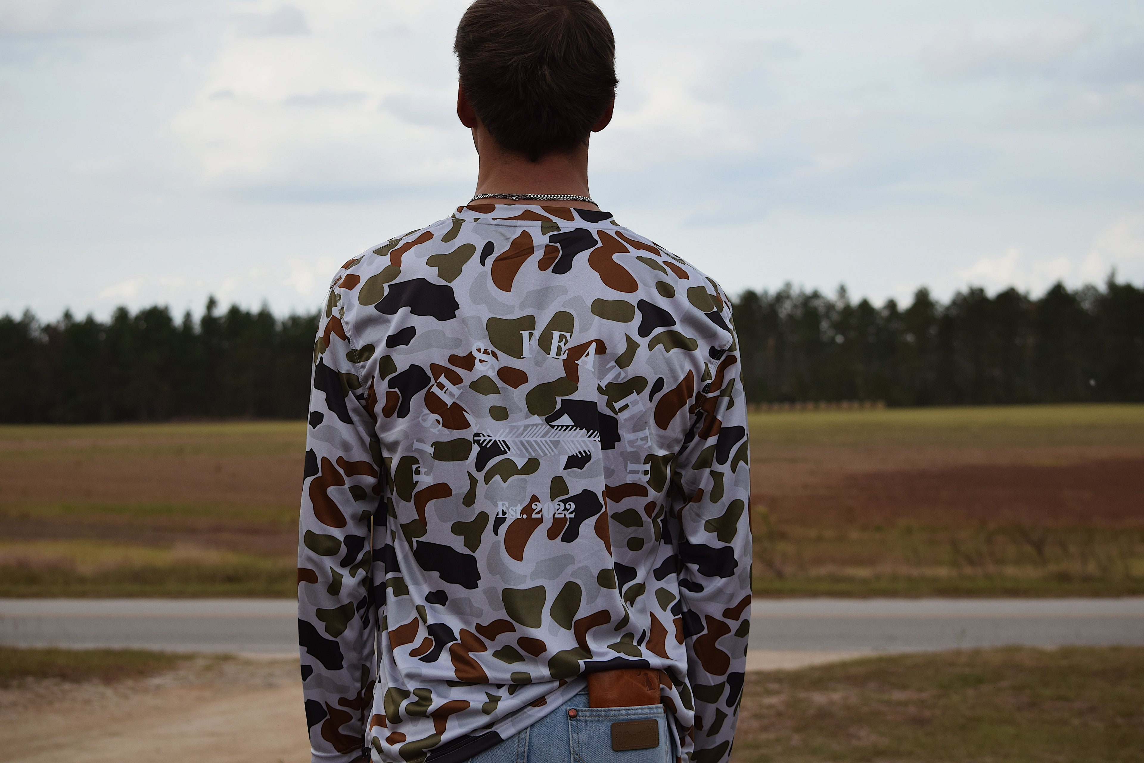 Light Vintage Camo Long Sleeve Shirt