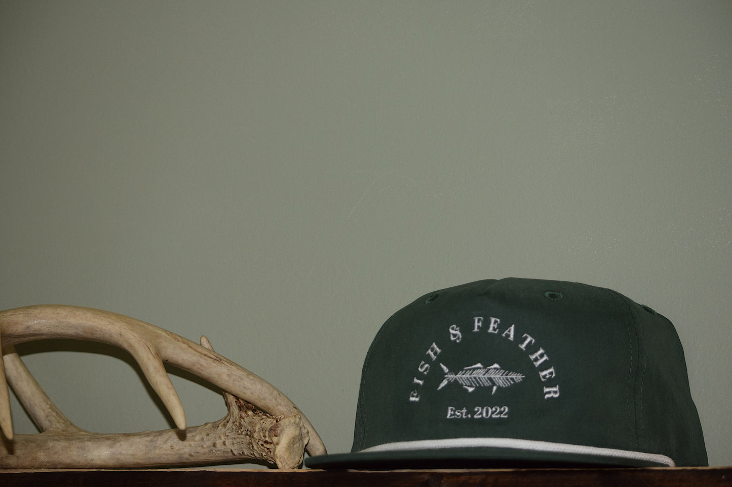 Forest/White F&F Rope Hat