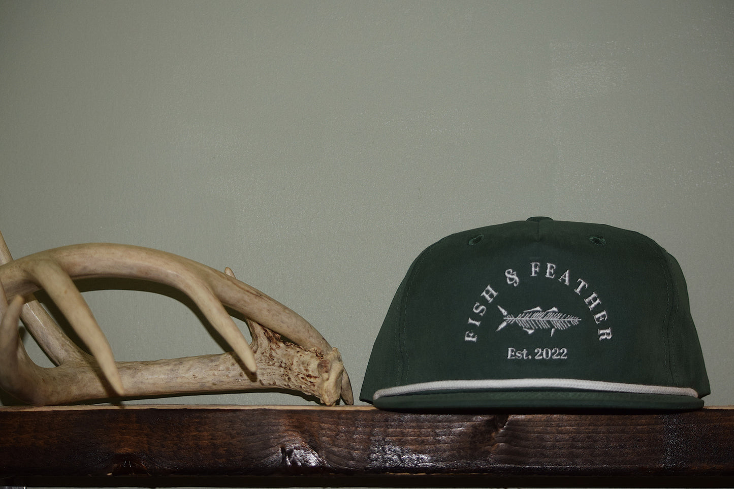 Forest/White F&F Rope Hat
