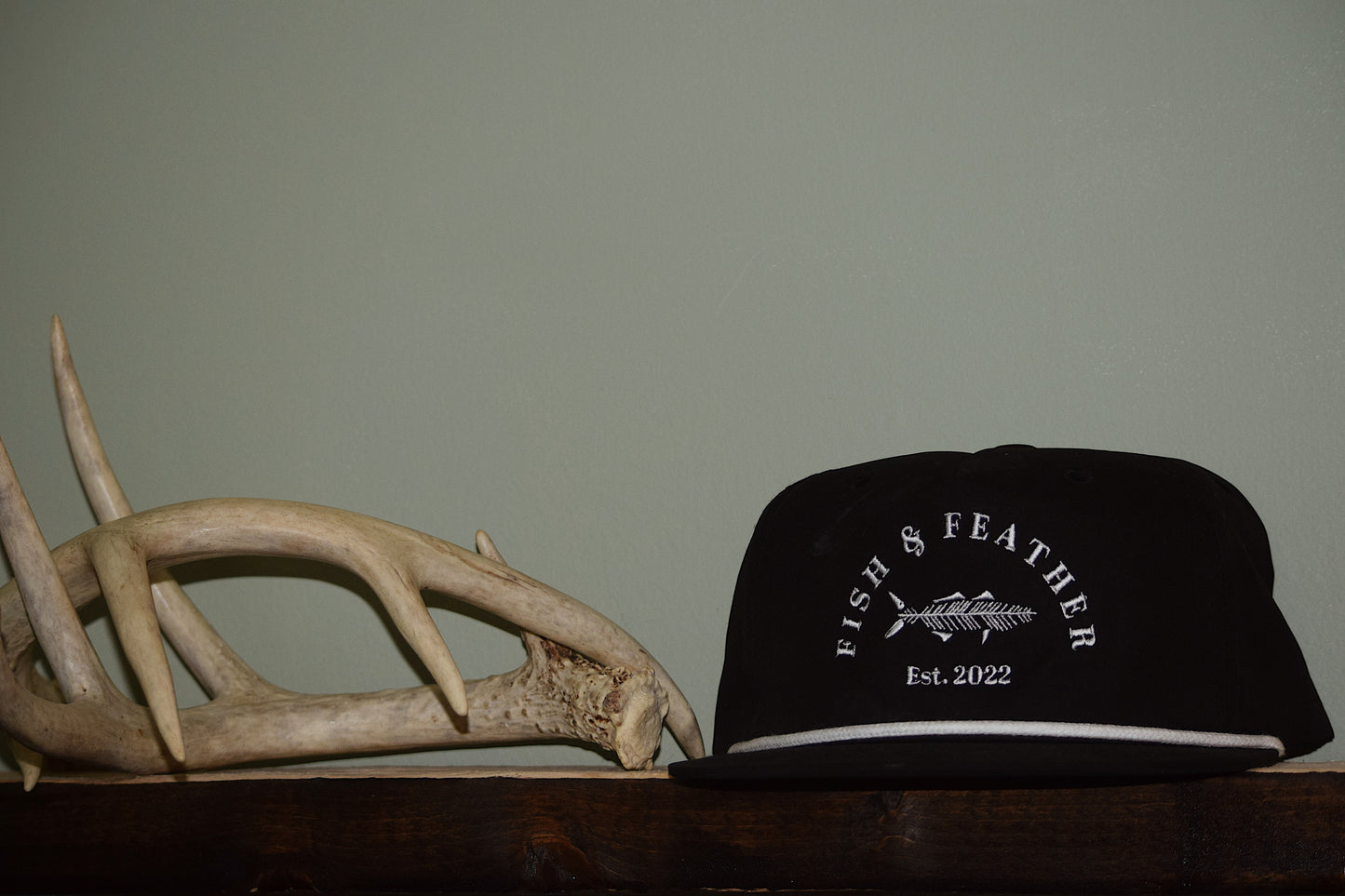 Black/White F&F Rope Hat