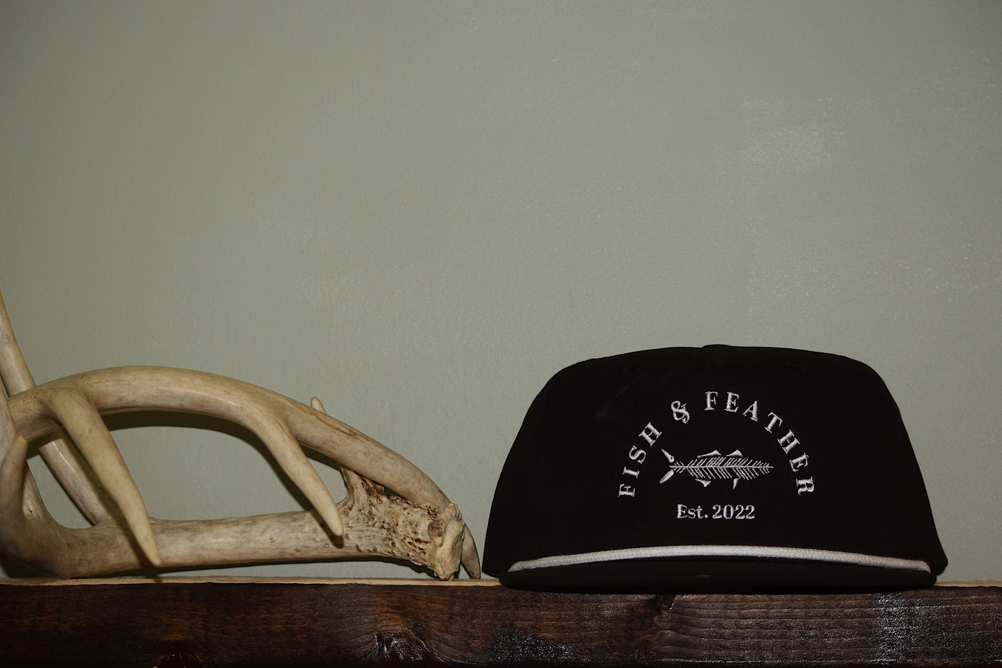 Black/White F&F Rope Hat
