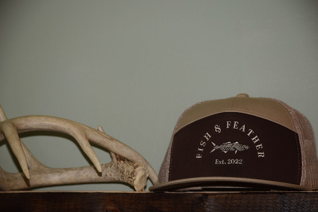 Khaki/Brown F&F 7 Panel Hat