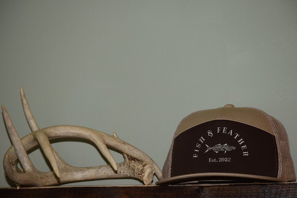 Khaki/Brown F&F 7 Panel Hat