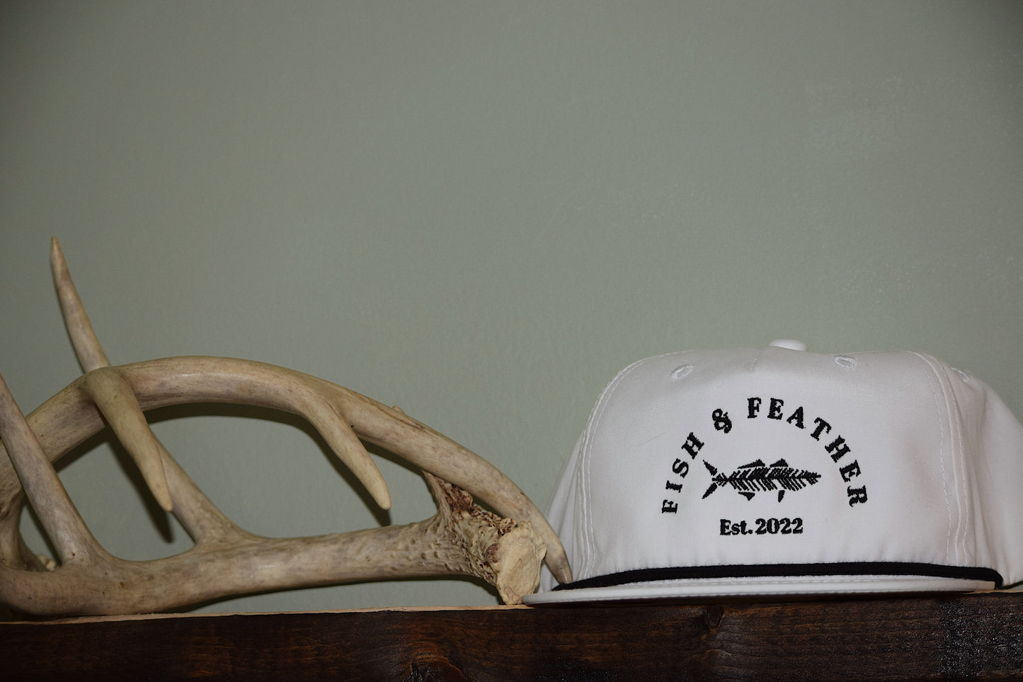 White/Black F&F Rope Hat